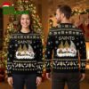 New Orleans Saints Gnome Trio Football Pattern Ugly Christmas Sweater 2 new orleans saints gnome trio football pattern ugly christmas sweater
