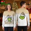 New Orleans Saints Grinch Santa Hat Ugly Christmas Sweater 1 new orleans saints grinch santa hat ugly christmas sweater