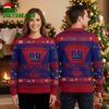 New York Giants Custom Name Football Ugly Christmas Sweater 1 new york giants custom name football ugly christmas sweater