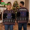 New York Giants Custom Name Snowflake Pattern Ugly Christmas Sweater 2 new york giants custom name snowflake pattern ugly christmas sweater