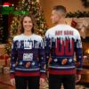 new york giants football helmet personalized custom name ugly christmas sweater