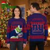 New York Giants Grinch Playing Football Ugly Christmas Sweater 1 new york giants grinch playing football ugly christmas sweater