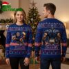 New York Giants Rushing Football Player Ugly Christmas Sweater 1 new york giants rushing football player ugly christmas sweater