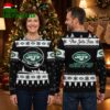 New York Jets Santa Sleigh Snowflake Ugly Christmas Sweater 1 new york jets santa sleigh snowflake ugly christmas sweater