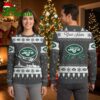 New York Jets Snowflake And Winter Village Ugly Christmas Sweater 2 new york jets snowflake and winter village ugly christmas sweater