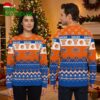 new york knicks snowfall basketball hoops ugly christmas sweater