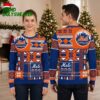 new york mets retro geometric snowflake pattern ugly christmas sweater