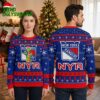 New York Rangers Grinch Logo Snowflake Ugly Christmas Sweater 2 new york rangers grinch logo snowflake ugly christmas sweater