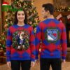 New York Rangers Reindeer Dog Wreath Ugly Christmas Sweater 1 new york rangers reindeer dog wreath ugly christmas sweater