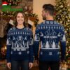 New York Yankees Bronx Bombers Reindeer And Christmas Trees Ugly Christmas Sweater 1 new york yankees bronx bombers reindeer and christmas trees ugly christmas sweater