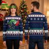 New York Yankees Grinch Hand Christmas Lights Navy Ugly Christmas Sweater 2 new york yankees grinch hand christmas lights navy ugly christmas sweater