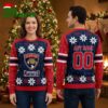 NHL Florida Panthers Hockey Snow Christmas Ugly Sweater 2 nhl florida panthers hockey snow christmas ugly sweater