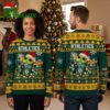 oakland athletics baby yoda christmas lights ugly christmas sweater