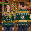 Oakland Athletics Groot And Grinch Santa Hat Ugly Christmas Sweater 1 oakland athletics groot and grinch santa hat ugly christmas sweater