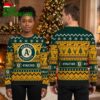 Oakland Athletics Reindeer Pattern Ugly Christmas Sweater 1 oakland athletics reindeer pattern ugly christmas sweater