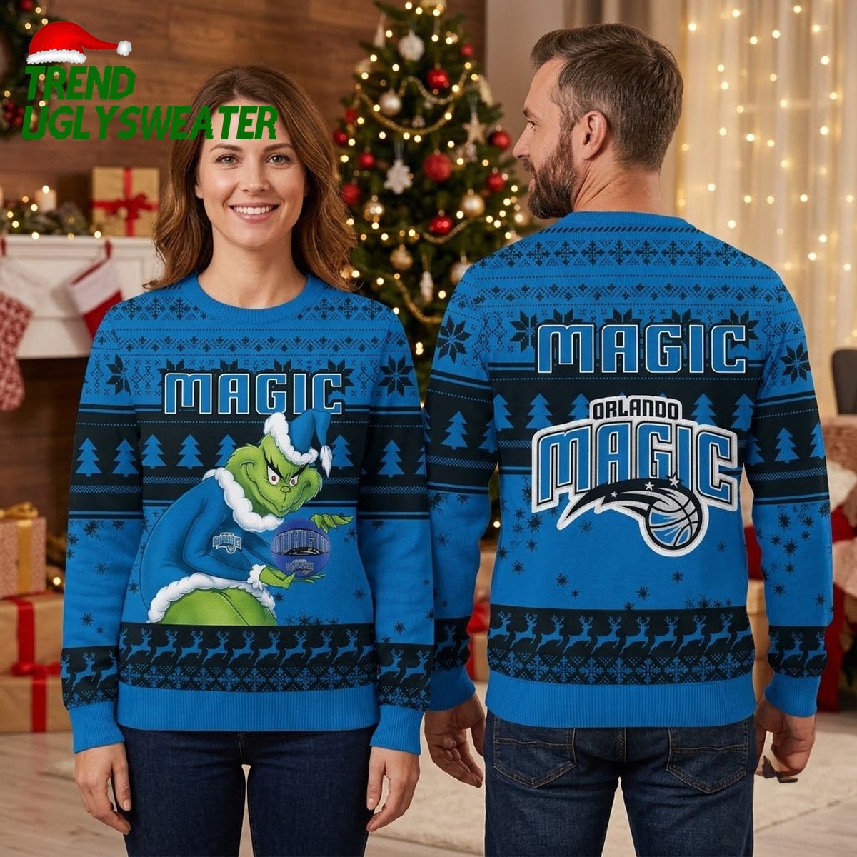 orlando magic grinch playing basketball ugly christmas sweater orlando magic grinch playing basketball ugly christmas sweater
