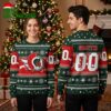 ottawa senators personalized name and number hockey logo ugly christmas sweater