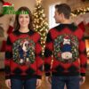 ottawa senators pub dog with antlers and wreath ugly christmas sweater