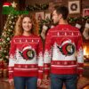 Ottawa Senators Santa Hat Logo Red Ugly Christmas Sweater 2 ottawa senators santa hat logo red ugly christmas sweater