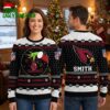 Personalized Arizona Cardinals Grinch Hands Custom Name Ugly Christmas Sweater 2 personalized arizona cardinals grinch hands custom name ugly christmas sweater
