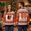 personalized baltimore orioles bird mascot custom name and number red and white ugly chris