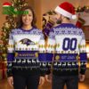 Personalized Baltimore Ravens Football Field Custom Name And Number Ravens Fan Gift Ugly Christmas Sweater 2 personalized baltimore ravens football field custom name and number ravens fan gift ugly c