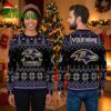 Personalized Baltimore Ravens Snowflake Logo Custom Name Ugly Christmas Sweater 1 personalized baltimore ravens snowflake logo custom name ugly christmas sweater