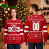 Personalized Cincinnati Reds Logo Snowflake Ugly Christmas Sweater 1 personalized cincinnati reds logo snowflake ugly christmas sweater
