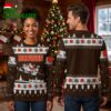 Personalized Cleveland Browns Football Helmet Snowy Village Custom Name Ugly Christmas Sweater 1 personalized cleveland browns football helmet snowy village custom name ugly christmas swe