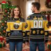 personalized denver nuggets santa hat custom name and number ugly christmas sweater