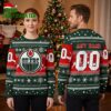 Personalized Edmonton Oilers Logo Custom Name And Number Ugly Christmas Sweater 2 personalized edmonton oilers logo custom name and number ugly christmas sweater