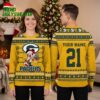 Personalized Green Bay Packers Mickey Santa Custom Name And Number Ugly Christmas Sweater 2 personalized green bay packers mickey santa custom name and number ugly christmas sweater