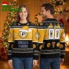 personalized indiana pacers santa hat logo custom name and number ugly christmas sweater