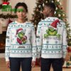 Personalized Jacksonville Jaguars Grinch Santa Hat Football Ugly Christmas Sweater 1 personalized jacksonville jaguars grinch santa hat football ugly christmas sweater