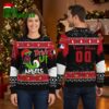 Personalized Los Angeles Angels Grinch Drink Up Custom Name And Number Ugly Christmas Sweater 2 personalized los angeles angels grinch drink up custom name and number ugly christmas swea