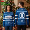 Personalized Los Angeles Dodgers Baseball Snowflake Name And Number Ugly Christmas Sweater 2 personalized los angeles dodgers baseball snowflake name and number ugly christmas sweater