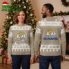Personalized Los Angeles Rams Logo Snowflake Ugly Christmas Sweater 2 personalized los angeles rams logo snowflake ugly christmas sweater