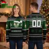 Personalized Milwaukee Bucks Santa Hat Logo Custom Name And Number Ugly Christmas Sweater 2 personalized milwaukee bucks santa hat logo custom name and number ugly christmas sweater