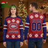 Personalized Montreal Canadiens Snowflake Custom Name And Number Ugly Christmas Sweater 1 personalized montreal canadiens snowflake custom name and number ugly christmas sweater