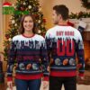personalized new england patriots icicle logo custom name and number ugly christmas sweate