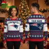 Personalized New England Patriots Snowflake Logo Ugly Christmas Sweater 2 personalized new england patriots snowflake logo ugly christmas sweater