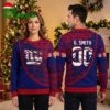 Personalized New York Giants Football Helmet Custom Name And Number Ugly Christmas Sweater 2 personalized new york giants football helmet custom name and number ugly christmas sweater