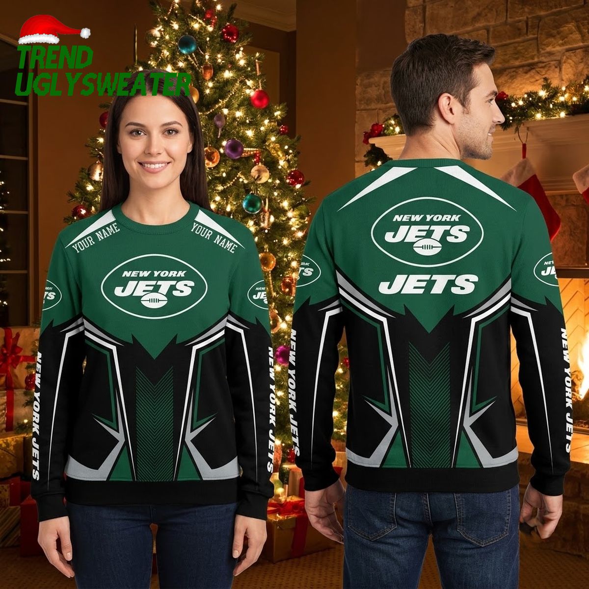 personalized new york jets armor design custom name ugly christmas sweater personalized new york jets armor design custom name ugly christmas sweater