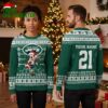 Personalized New York Jets Mickey Mouse Santa Custom Name And Number Ugly Christmas Sweater 1 personalized new york jets mickey mouse santa custom name and number ugly christmas sweate