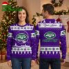 Personalized New York Jets Snowflake Santa Sleigh Custom Name Ugly Christmas Sweater 1 personalized new york jets snowflake santa sleigh custom name ugly christmas sweater
