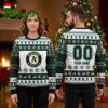 Personalized Oakland Athletics Logo Custom Name And Number Ugly Christmas Sweater 1 personalized oakland athletics logo custom name and number ugly christmas sweater