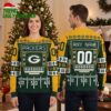 Personalized Packers Football Field Custom Name And Number Ugly Christmas Sweater 2 personalized packers football field custom name and number ugly christmas sweater