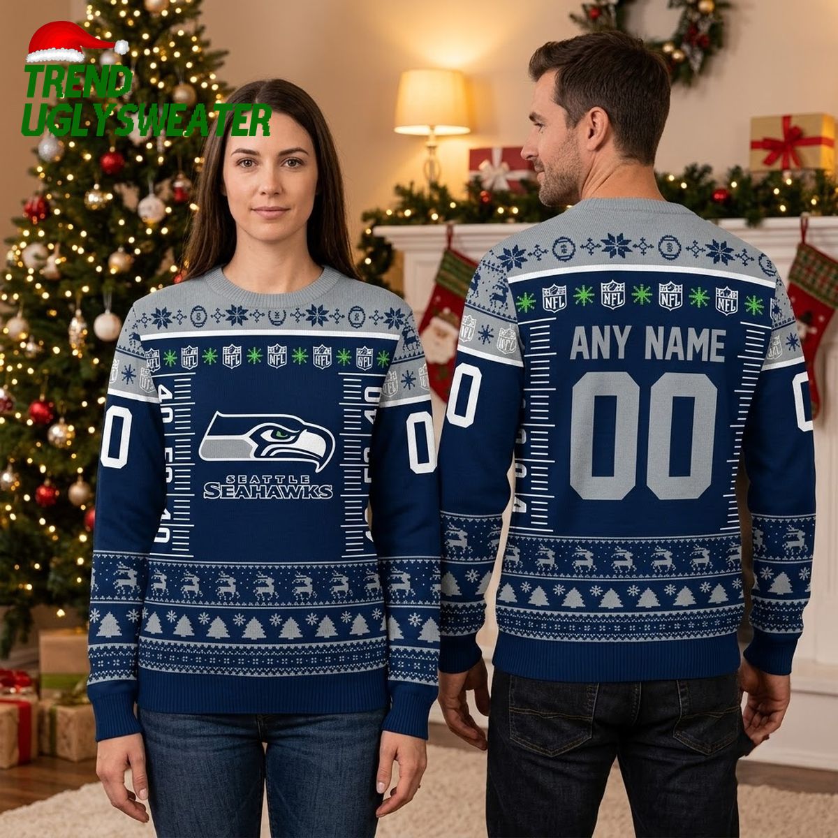 personalized seattle seahawks football field custom name and number for seahawks fans ugly personalized seattle seahawks football field custom name and number for seahawks fans ugly