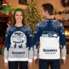 Personalized Seattle Seahawks Snowflake Logo Custom Name Ugly Christmas Sweater 1 personalized seattle seahawks snowflake logo custom name ugly christmas sweater
