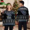 Personalized Tennessee Titans Logo Snowflake Pattern Custom Name Ugly Christmas Sweater 2 personalized tennessee titans logo snowflake pattern custom name ugly christmas sweater